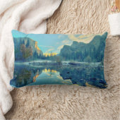 El Capitanおよび3人の兄弟の反射 ランバークッション (ブランケット)