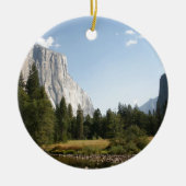El Capitanのヨセミテ国立公園 セラミックオーナメント (正面)