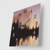 El Capitan スクエア壁時計 (傾斜)