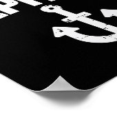 El Capitan Anchor Boat Owner Captain Yacht Ship Cr ポスター (角)