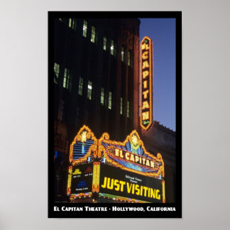 El Capitan Theater, Hollywood 11x17ポスター ポスター