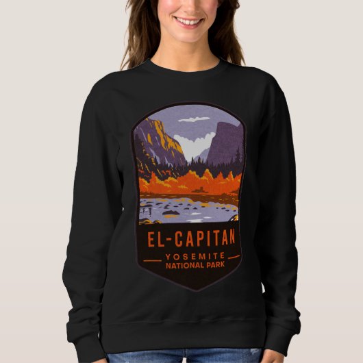 El-Capitan Yosemite National Park スウェットシャツ (正面)