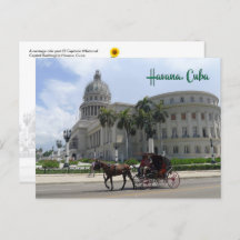 El Capitolio, Havana, Cuba – はがき