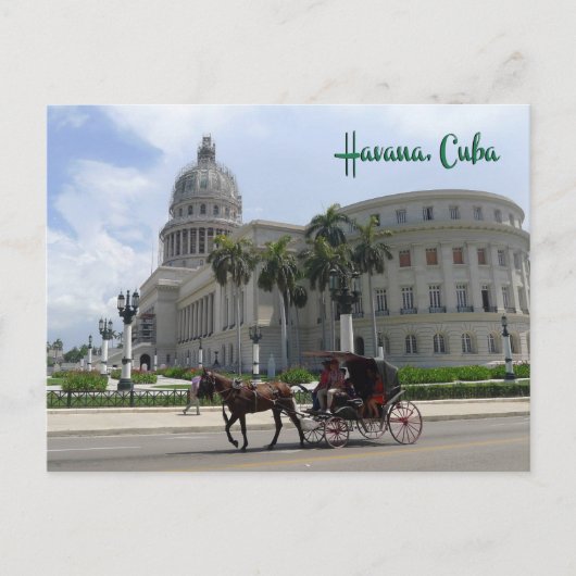 El Capitolio, Havana, Cuba – はがき (正面)