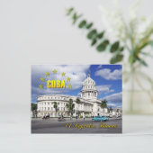 El Capitolio (National Capitol)、ハバナ、キューバ ポストカード (スタンド正面)