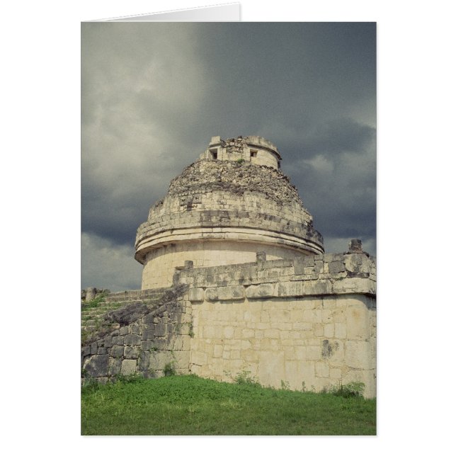 El Caracolのマヤの観測所 (正面)