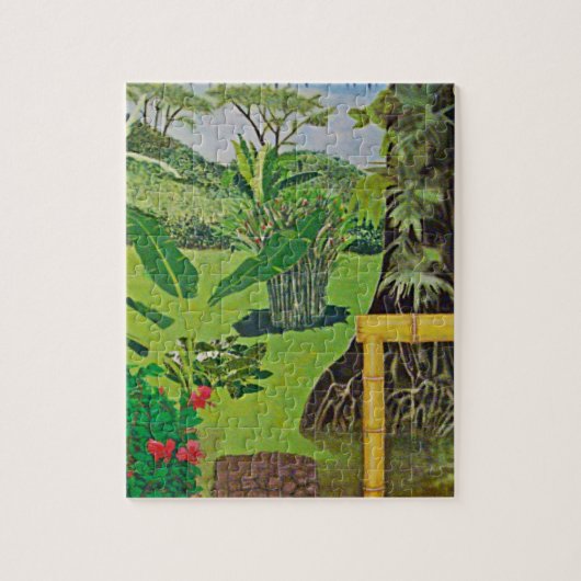 El Caribe -コスタリカのカリブのな海岸 ジグソーパズル (縦)