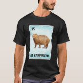 El Carpincho Mexican Capybaraカード1 Tシャツ (正面)