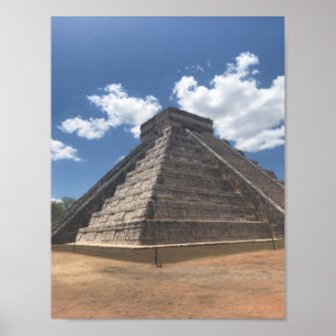 El Castillo - Chichen Itzaのメキシコ#3ポスター ポスター