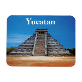 El Castillo Chichen Itza Flexible Photo Magnet マグネット