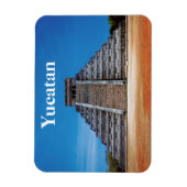 El Castillo Chichen Itza Flexible Photo Magnet マグネット (縦)
