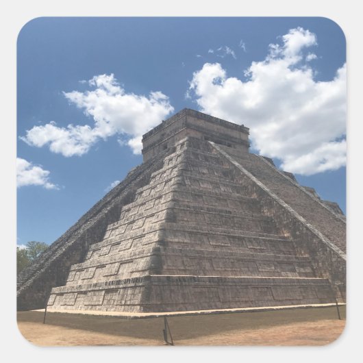 El Castillo - Chichen Itza, Mexico #3 Stickers スクエアシール (正面)