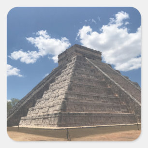 El Castillo - Chichen Itza, Mexico #3 Stickers スクエアシール