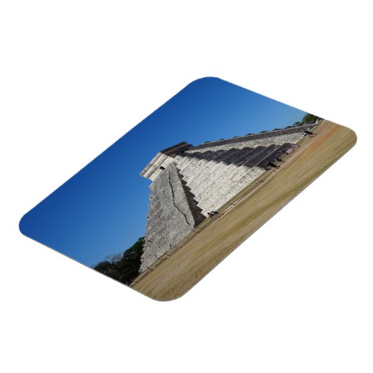 El Castillo - Chichen Itza, Mexico #4 Photo Magnet マグネット (左側)