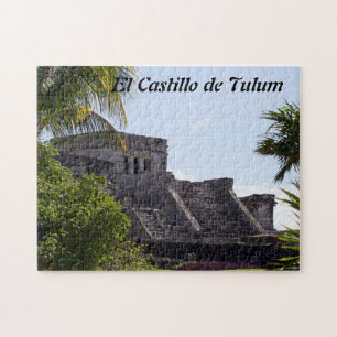 El Castillo de Tulum -マヤの台なし--をカスタマイズ ジグソーパズル