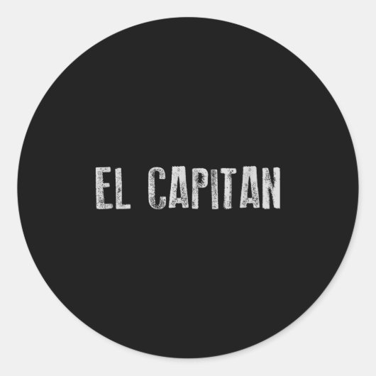 El Catan Boating Captain ラウンドシール (正面)