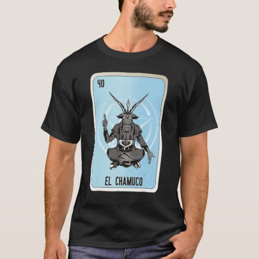 El Chamuco Mexican Slang Lottery Bingo Cards 2 Tシャツ (正面)