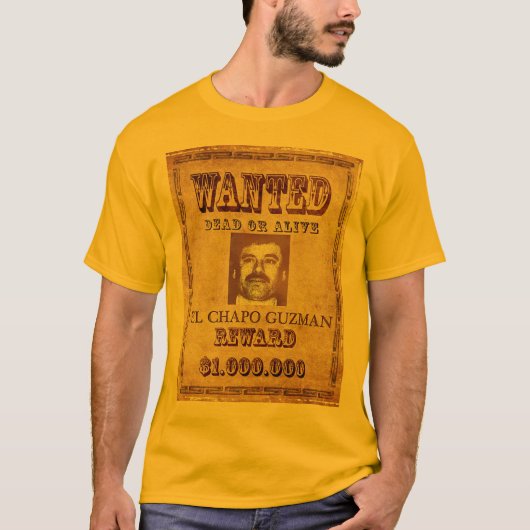 El Chapo Guzman T-Shirt Tシャツ (正面)