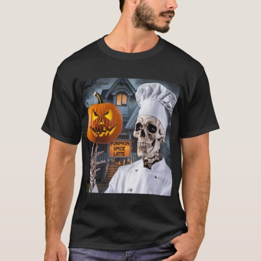 El Chef Esqueleto: Recetas de Halloween Tシャツ (正面)