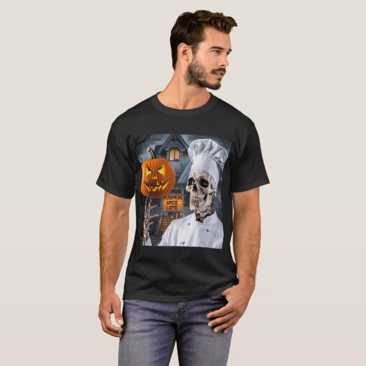 El Chef Esqueleto: Recetas de Halloween Tシャツ (正面フル)