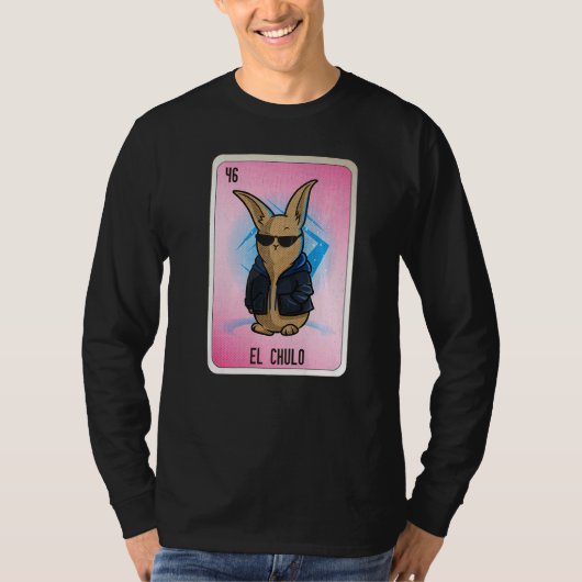 El Chulo Mexican Slang Lottery Bingo Cards   Tシャツ (正面)
