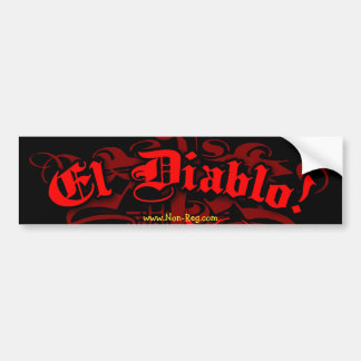 El Diabloのバンパーステッカー バンパーステッカー