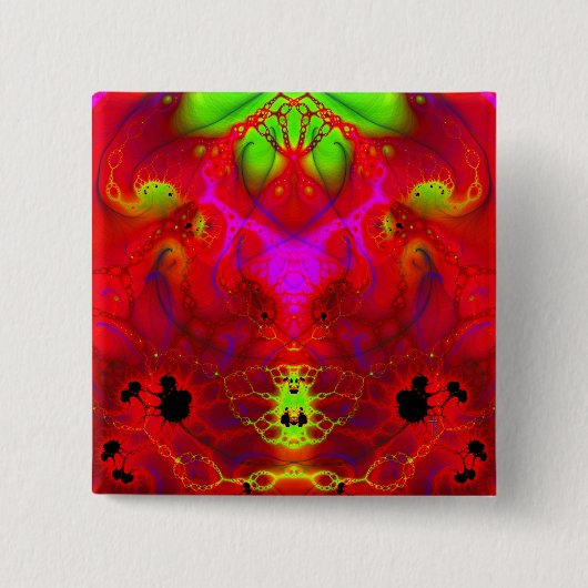 El Diablo: 悪魔ボタン 缶バッジ (正面)