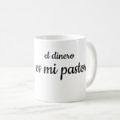 el dinero es mi pastor コーヒーマグカップ (正面右)