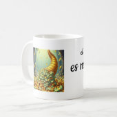 el dinero es mi pastor コーヒーマグカップ (正面左)