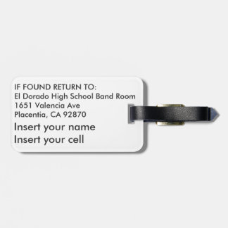 El Doradoバンドハワイ旅行の荷物のラベル ラゲッジタグ