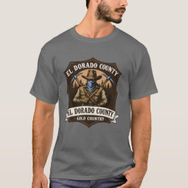 El Dorado county Outlaw Bandit Design Tシャツ