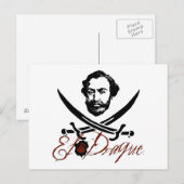 El Draque海賊版Insignia ポストカード (正面/裏面)
