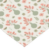 El elegante diseño floral de un barrio tranquilo ショートテーブルランナー (コーナー)