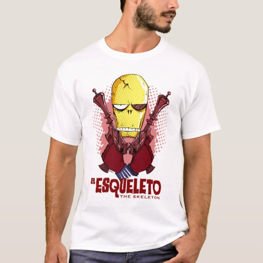 El Esqueleto: 骨組Tシャツ Tシャツ (正面)