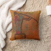 El Flautista (フルートプレーヤー) クッション (ブランケット)