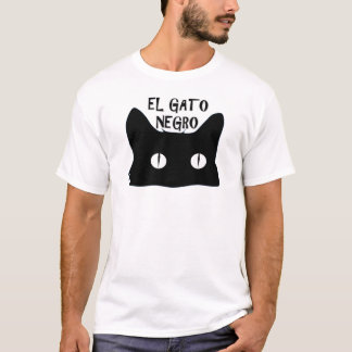 El Gatoの黒人-黒猫 Tシャツ