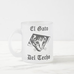 El Gato Del Techo フロストグラスマグカップ