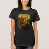el gato Meme historical funny Cute Cat with gun Pr Tシャツ (正面)