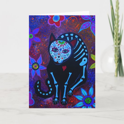 EL GATO VIII DIA DE LOS MUERTOS CAT カード (正面)