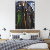 El Greco Christian Jesus Crucifix Painting Print キャンバスプリント (インサイチュ (寝室))