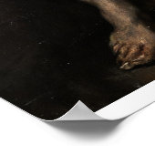 El Greco Christian Jesus Crucifix Painting Print  ポスター (角)