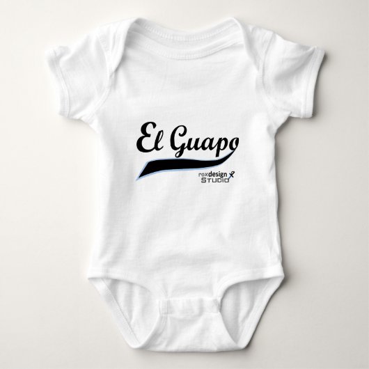 El Guapo ベビーボディスーツ (正面)