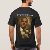 El-Hajj Malik El-Shabazz Tシャツ (裏面)