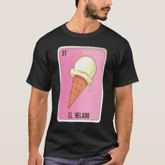 El Helado Mexican Slang Lottery Bingo Cards Tシャツ (正面)