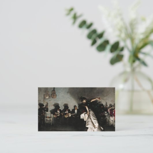 El Jaleo, 1882 by John Singer Sargent 名刺 (スタンド正面)