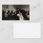 El Jaleo, 1882 by John Singer Sargent 名刺 (正面/裏面)