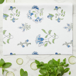 El jardín en azules キッチンタオル