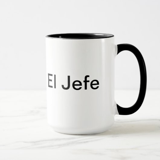 El Jefeのマグ マグカップ (右)