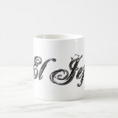 El JefeのロゴのEstiloのスタイル コーヒーマグカップ (中央)