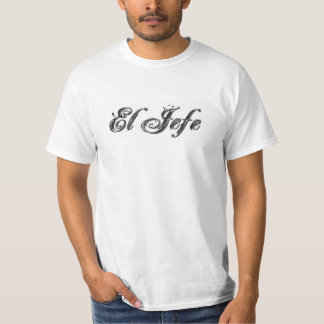 El JefeのロゴのEstiloのスタイル Tシャツ